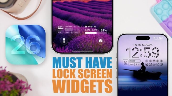 Best iOS 26 Lock Screen WIDGETS - You Must Have !