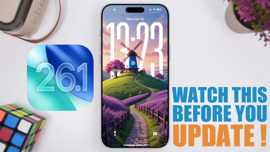 iOS 26.1 - Things You NEED To Know Before You UPDATE !