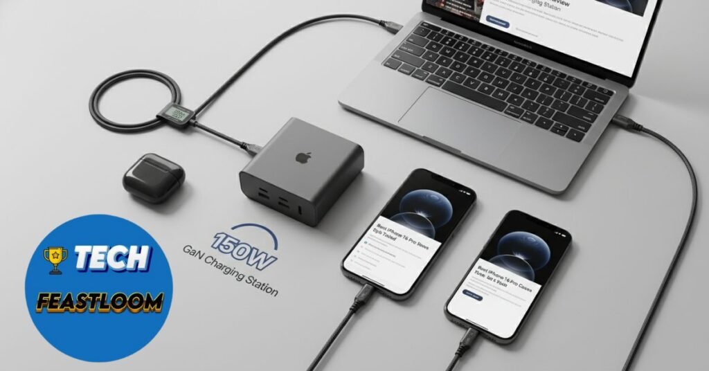 Anker 747 Charger Review 150W GaN Charging Station