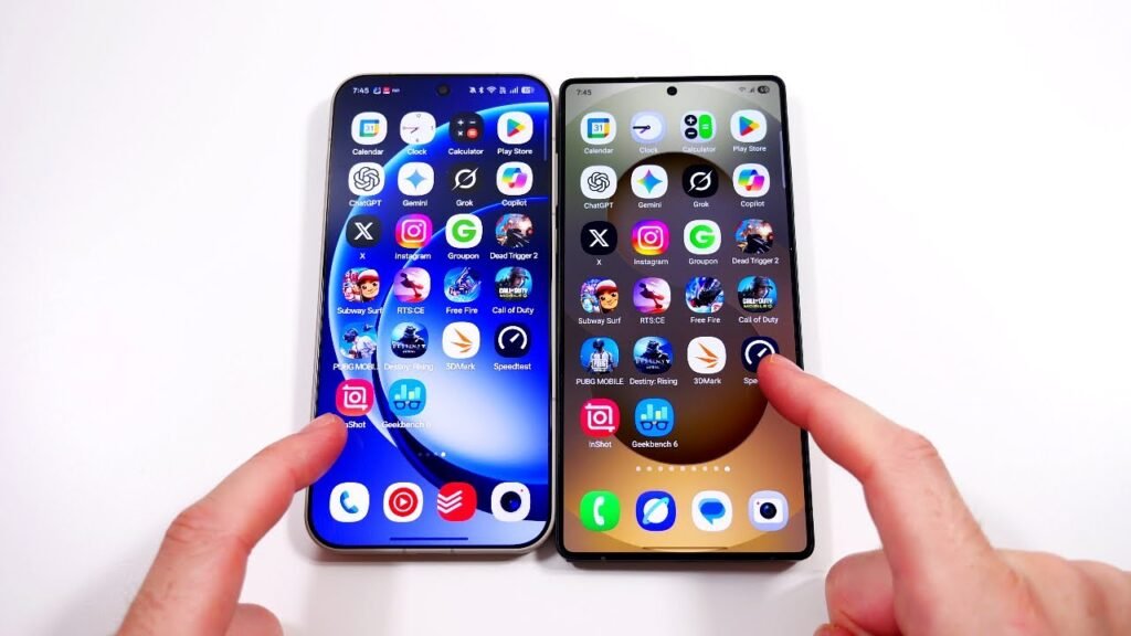 OnePlus 15 vs Galaxy S25 Ultra Speed Test