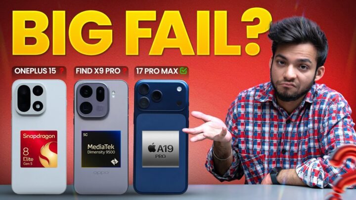 Oppo Find X9 Pro vs iPhone 17 Pro Max vs OnePlus 15 - It's Not What You Expect!